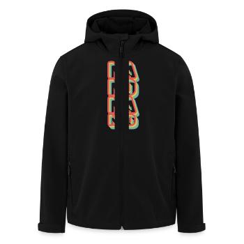 NaNoNaNEd - Recycelte Männer Softshell-Jacke von Stanley/Stella - Schwarz - Vorne - AI Model Male 185 light (185cm)