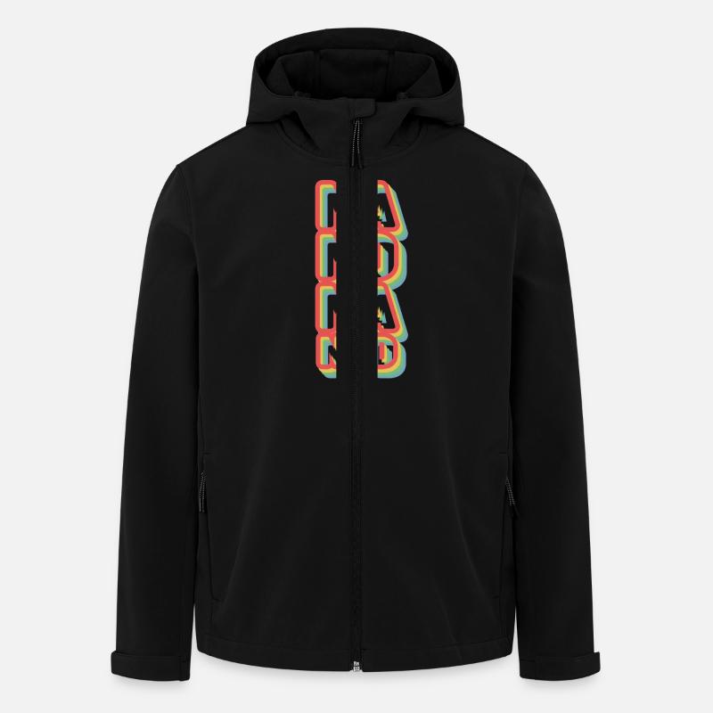 NaNoNaNEd - Recycelte Männer Softshell-Jacke von Stanley/Stella - Schwarz