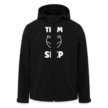 Slip - Veste softshell homme en polyester recyclé Stanley/Stella - noir - Devant - AI Model Male 185 light (185cm)