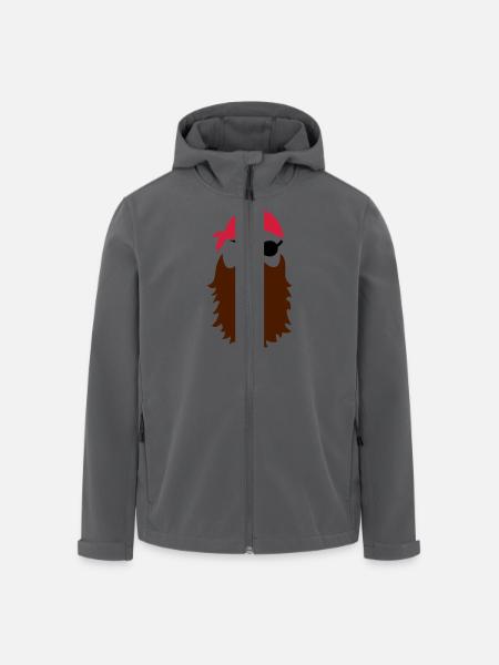 Pirat - Recycelte Männer Softshell-Jacke von Stanley/Stella - Schwarz