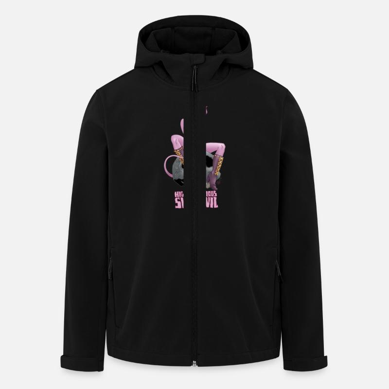 She-Devil 3 - Recycelte Männer Softshell-Jacke von Stanley/Stella - Schwarz