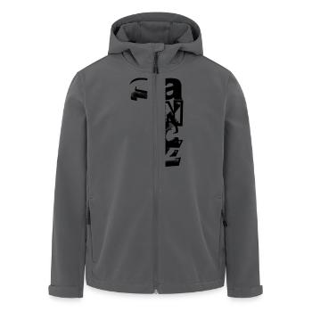 Dance (gross) - Recycelte Männer Softshell-Jacke von Stanley/Stella - Schwarz - Vorne - AI Model Male 185 light (185cm)