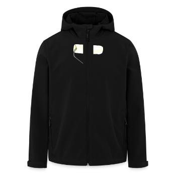 Maler Rolle - Recycelte Männer Softshell-Jacke von Stanley/Stella - Schwarz - Vorne - AI Model Male 185 light (185cm)