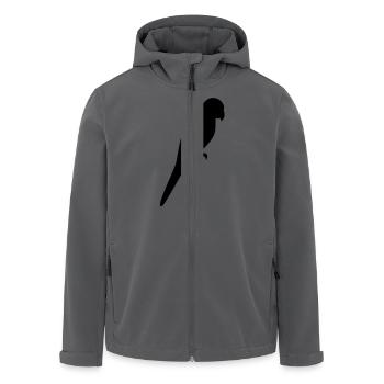 wellensittich - Recycelte Männer Softshell-Jacke von Stanley/Stella - Schwarz - Vorne - AI Model Male 185 light (185cm)