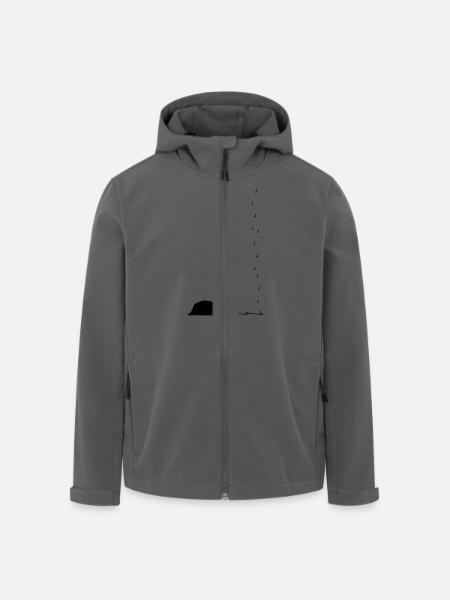 Ameisen - Recycelte Männer Softshell-Jacke von Stanley/Stella - Schwarz