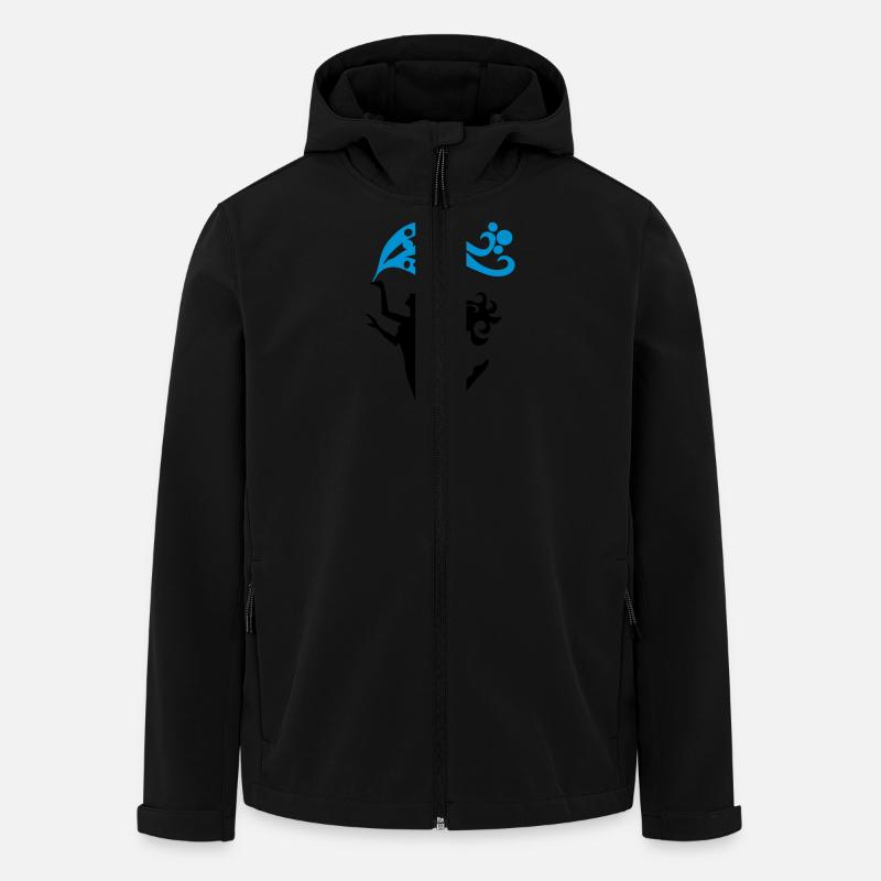 Sublima - Tänzerin - Recycelte Männer Softshell-Jacke von Stanley/Stella - Schwarz