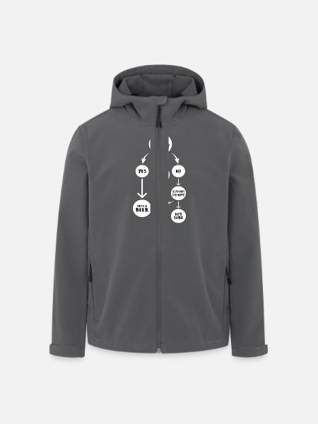 Have a Beer - Men’s Recycled Softshell Jacket by Stanley/Stella - black