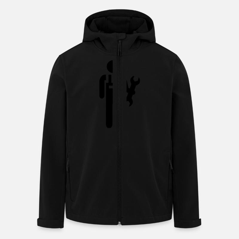 Mechanic - Men’s Recycled Softshell Jacket by Stanley/Stella - black