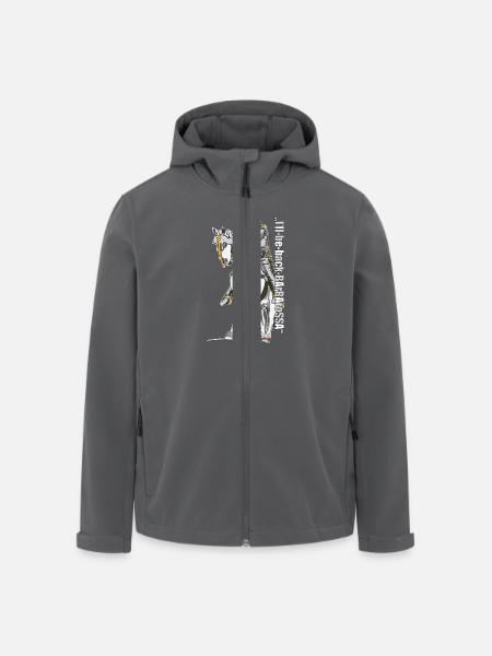 Barbarossa: "I'll be back" - Men’s Recycled Softshell Jacket by Stanley/Stella - black