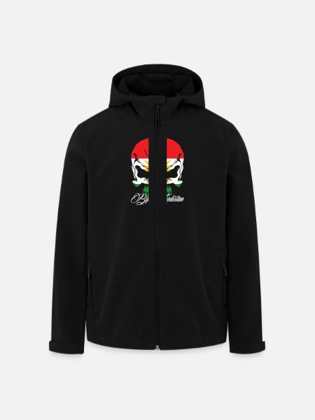 skull kurdistan - Recycelte Männer Softshell-Jacke von Stanley/Stella - Schwarz