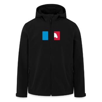 esports - Recycelte Männer Softshell-Jacke von Stanley/Stella - Schwarz - Vorne - AI Model Male 185 light (185cm)