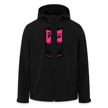 Poperze - Recycelte Männer Softshell-Jacke von Stanley/Stella - Schwarz - Vorne - AI Model Male 185 light (185cm)