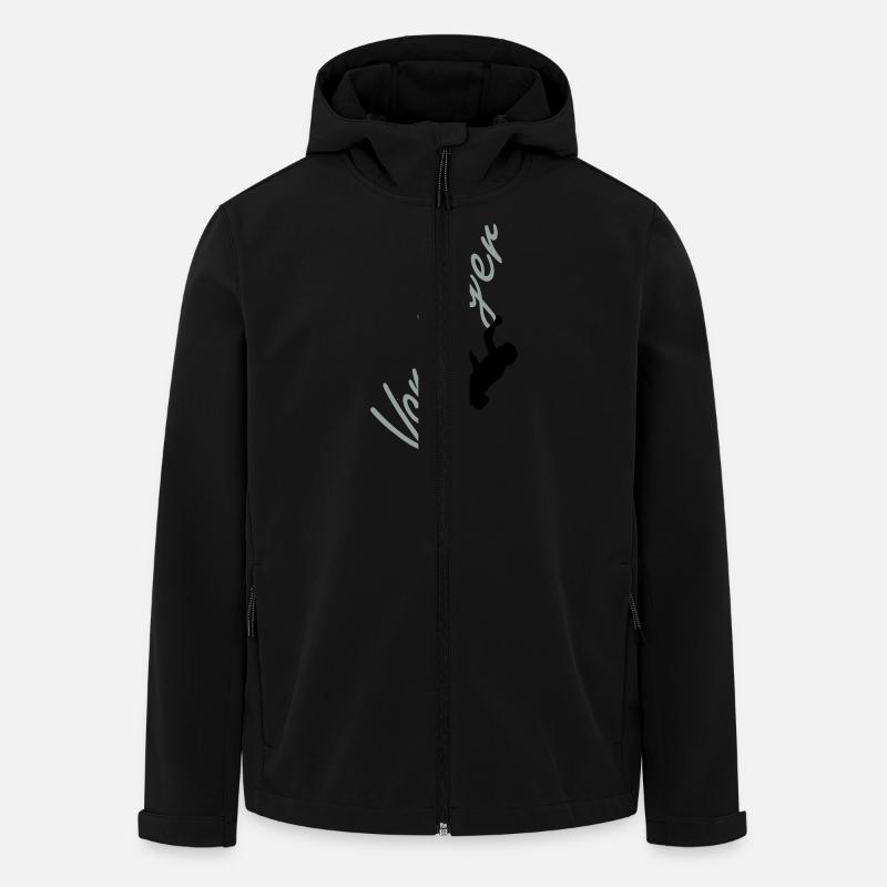 Lead grimpeur - Veste softshell homme en polyester recyclé Discoverer Stanley/Stella - noir