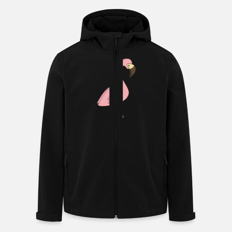 Flamingo - Veste softshell homme en polyester recyclé Stanley/Stella - noir