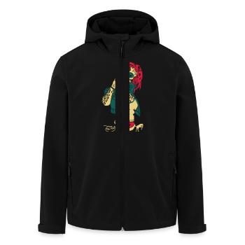 Sugar Girls - Veste softshell homme en polyester recyclé Stanley/Stella - noir - Devant - AI Model Male 185 light (185cm)