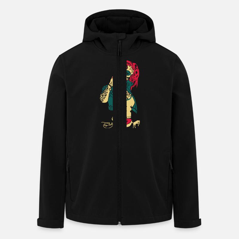Sugar Girls - Veste softshell homme en polyester recyclé Stanley/Stella - noir