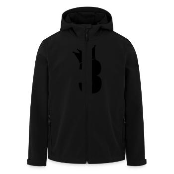 3_krone_f1 - Veste softshell homme en polyester recyclé Stanley/Stella - noir - Devant - AI Model Male 185 light (185cm)
