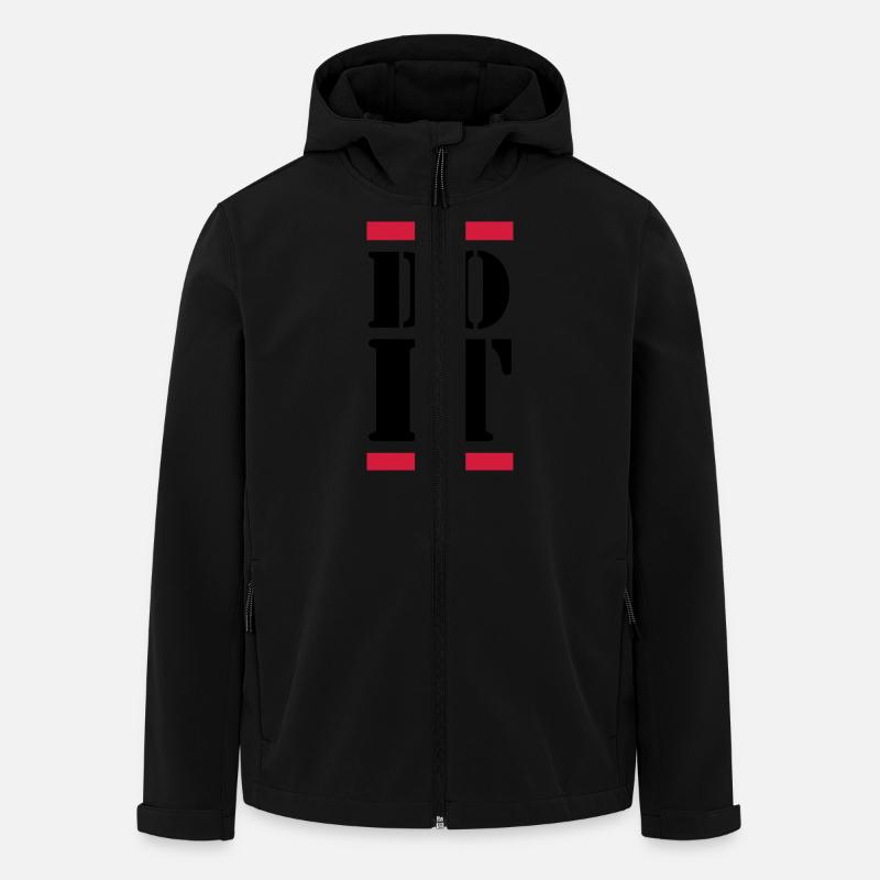 Do It - Men’s Recycled Softshell Jacket by Stanley/Stella - black