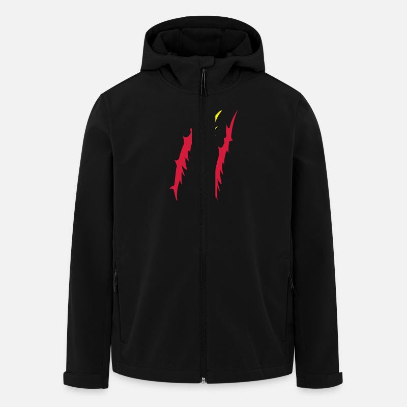 krallen_spanien - Veste softshell homme en polyester recyclé Stanley/Stella - noir