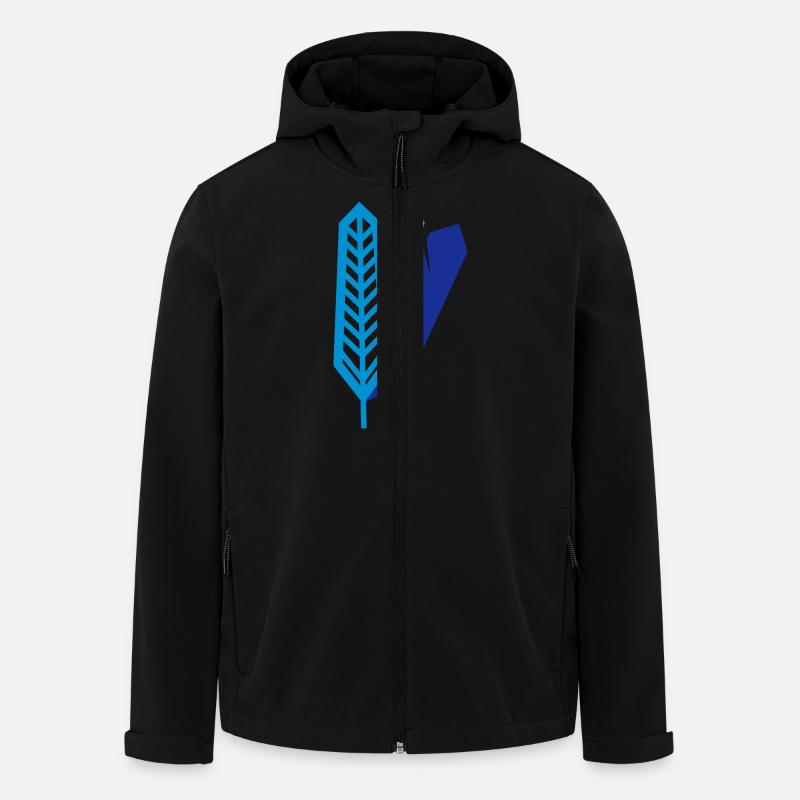 feather - Men’s Recycled Softshell Jacket by Stanley/Stella - black