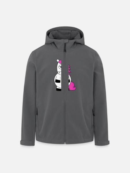 Licorne - Veste softshell homme en polyester recyclé Stanley/Stella - noir