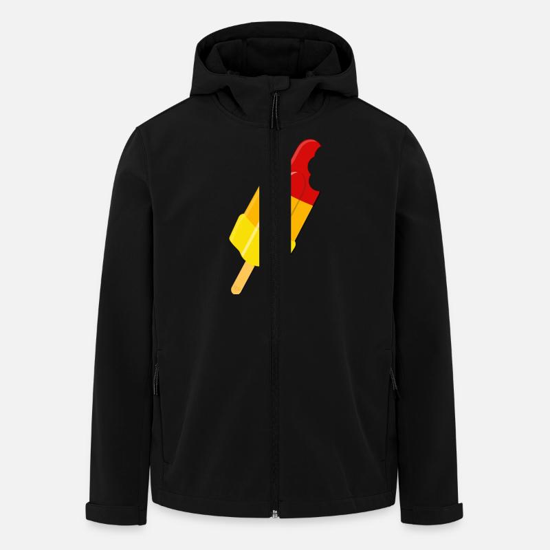 rocket water ice cream summer - Men’s Recycled Softshell Jacket by Stanley/Stella - black