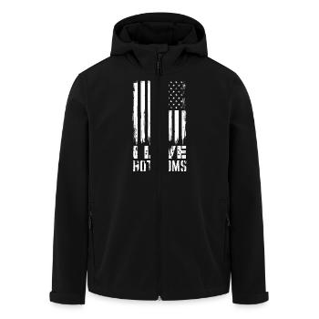 Lustiges Statement für Hot Mom-Fans - Recycelte Männer Softshell-Jacke von Stanley/Stella - Schwarz - Vorne - AI Model Male 185 light (185cm)