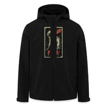 Punk - Veste softshell homme en polyester recyclé Stanley/Stella - noir - Devant - AI Model Male 185 light (185cm)