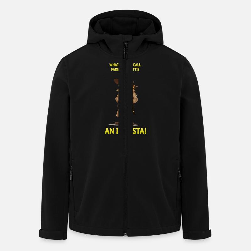 Eine Impasta - Recycelte Männer Softshell-Jacke von Stanley/Stella - Schwarz