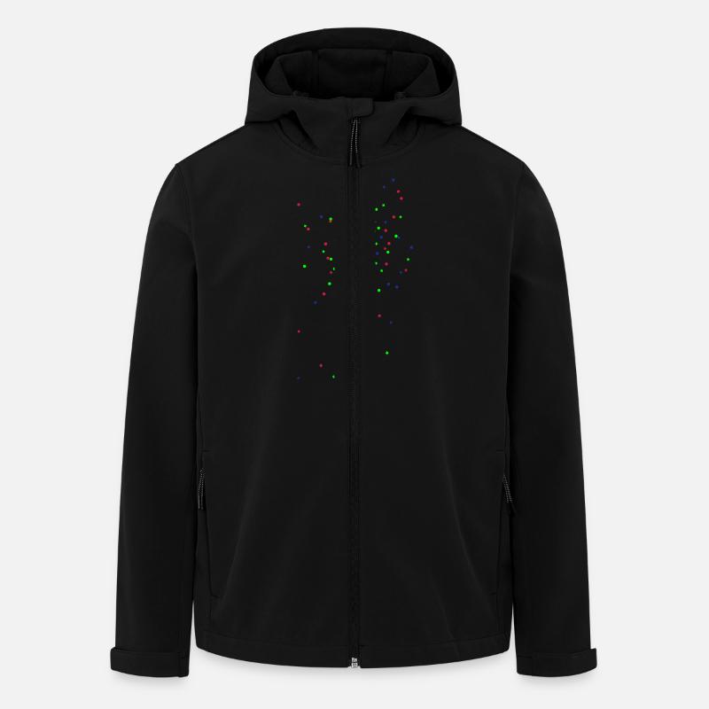 chad Räppli flakes - Men’s Recycled Softshell Jacket by Stanley/Stella - black