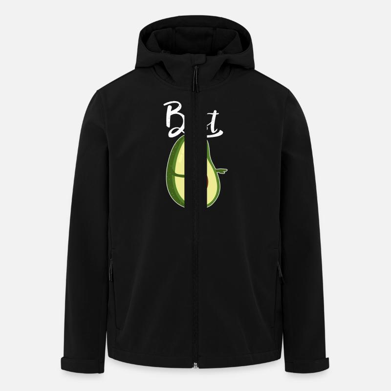 Best couple-Avocado Liebe Geschenk Partner Shirt - Recycelte Männer Softshell-Jacke von Stanley/Stella - Schwarz