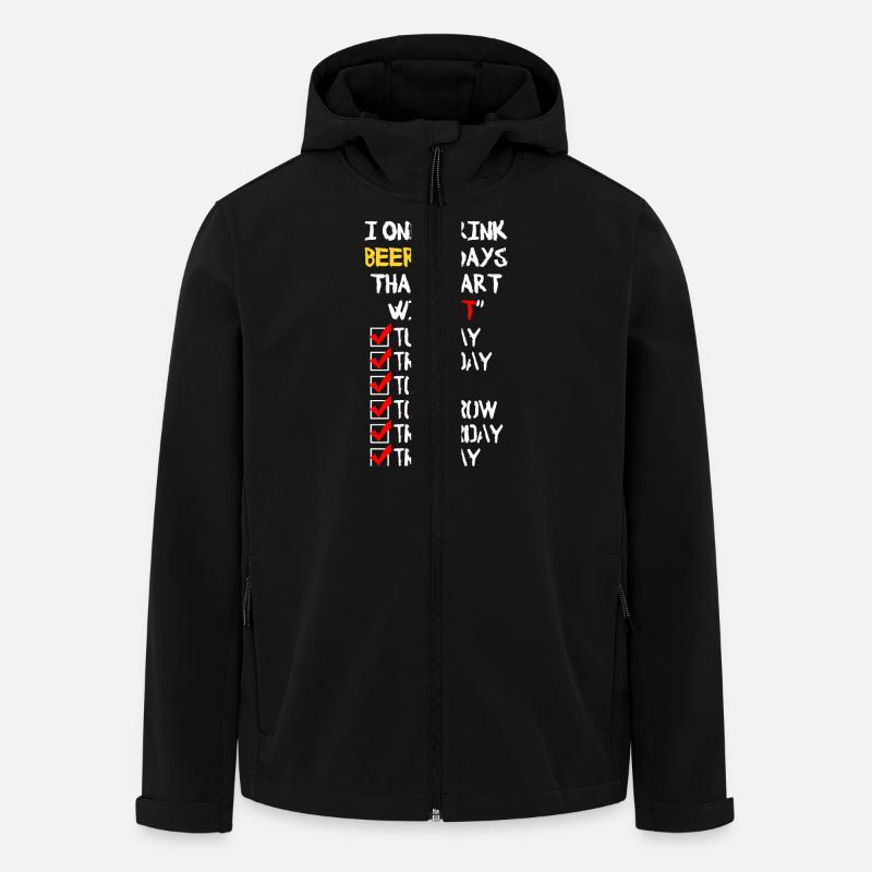 Beer everyday - Recycelte Männer Softshell-Jacke von Stanley/Stella - Schwarz