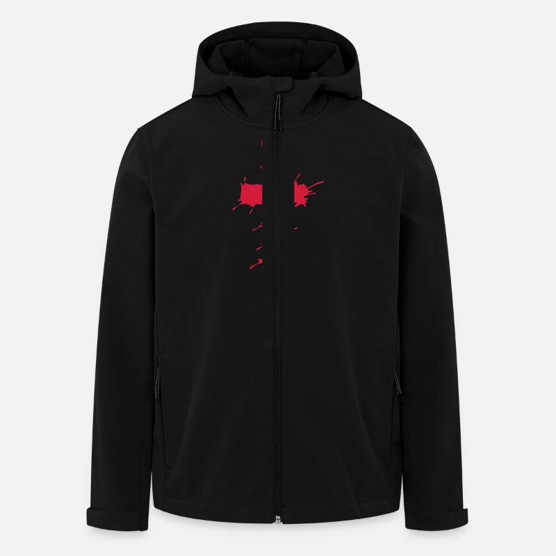 Cross - Veste softshell homme en polyester recyclé Stanley/Stella - noir