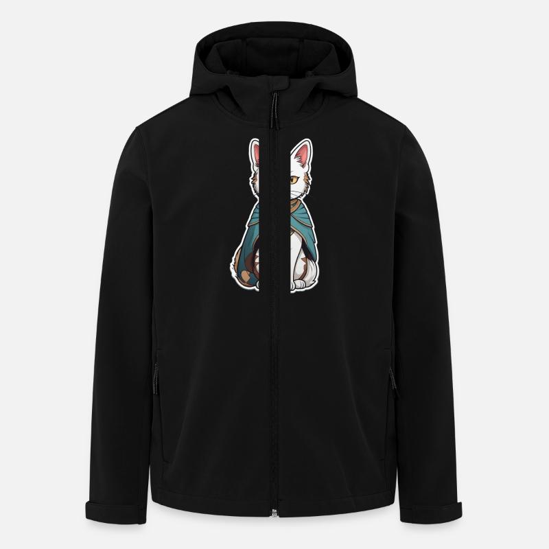 Sorcier du chat - Veste softshell homme en polyester recyclé Stanley/Stella - noir