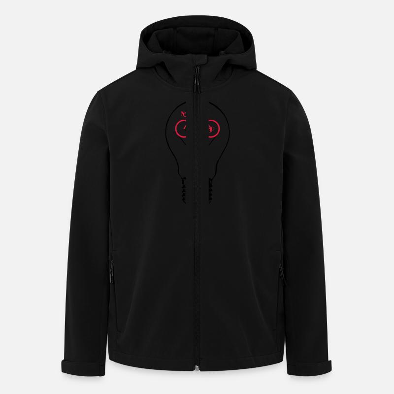 Bulb / Bike - Veste softshell homme en polyester recyclé Stanley/Stella - noir