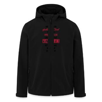 Erzieherin Shirt - Recycelte Männer Softshell-Jacke von Stanley/Stella - Schwarz - Vorne - AI Model Male 185 light (185cm)