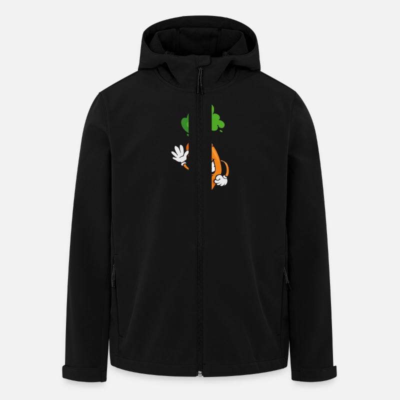 karotte - Recycelte Männer Softshell-Jacke von Stanley/Stella - Schwarz