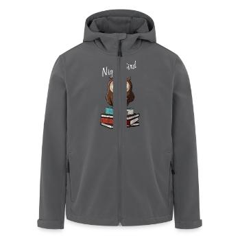 Night Bird - Veste softshell homme en polyester recyclé Stanley/Stella - noir - Devant - AI Model Male 185 light (185cm)