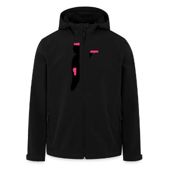 Police (2c)++2013 - Veste softshell homme en polyester recyclé Stanley/Stella - noir - Devant - AI Model Male 185 light (185cm)