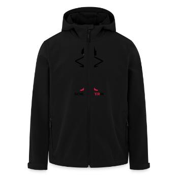 Directrice - Veste softshell homme en polyester recyclé Stanley/Stella - noir - Devant - AI Model Male 185 light (185cm)