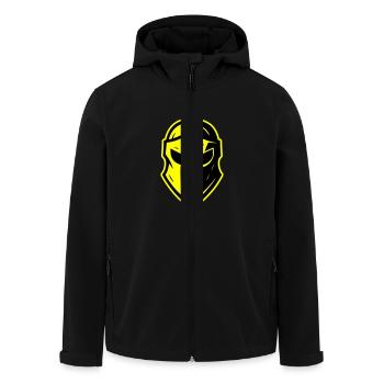 Spartan Gladiator Helmet Sparta - Men’s Recycled Softshell Jacket by Stanley/Stella - black - Front - AI Model Male 185 light (185cm)