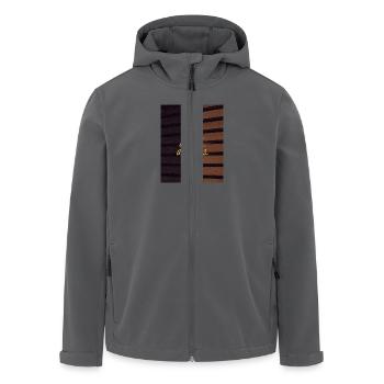 Vous êtes TOUJOURS plus fort - Veste softshell homme en polyester recyclé Stanley/Stella - noir - Devant - AI Model Male 185 light (185cm)