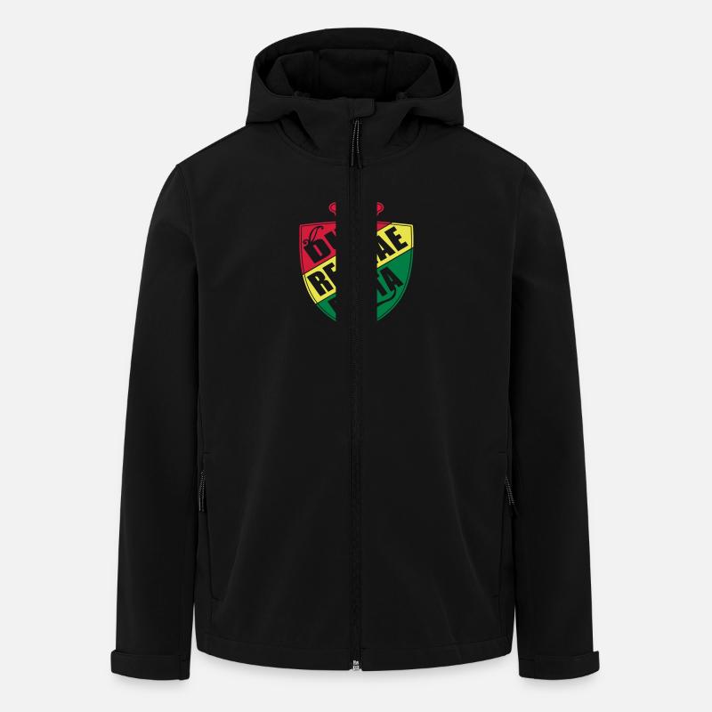 dub reggae rasta - Recycelte Männer Softshell-Jacke von Stanley/Stella - Schwarz
