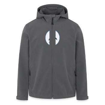 Delphin - Recycelte Männer Softshell-Jacke von Stanley/Stella - Schwarz - Vorne - AI Model Male 185 light (185cm)