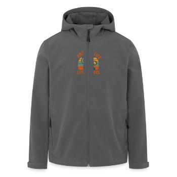 Padel is Life Transparent - Recycelte Männer Softshell-Jacke von Stanley/Stella - Schwarz - Vorne - AI Model Male 185 light (185cm)