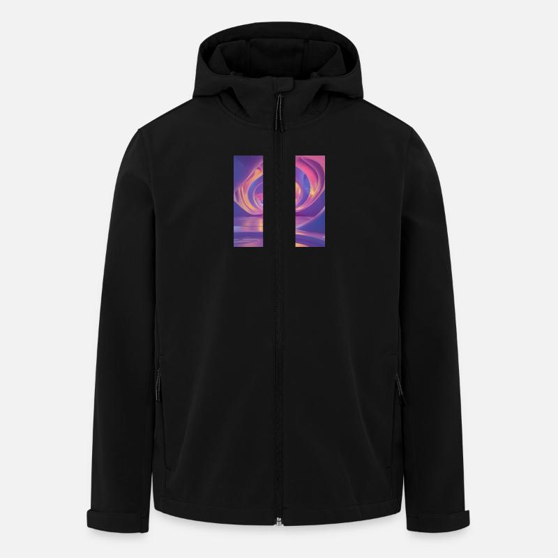 Fantasy Designs - Recycelte Männer Softshell-Jacke Discoverer von Stanley/Stella - Schwarz