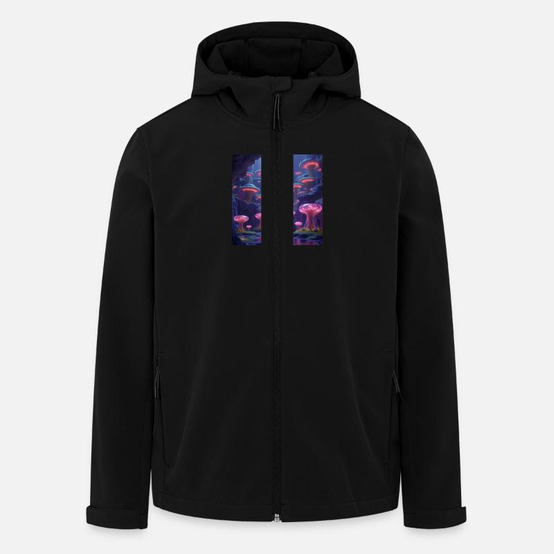 Fantasy Designs - Recycelte Männer Softshell-Jacke von Stanley/Stella - Schwarz