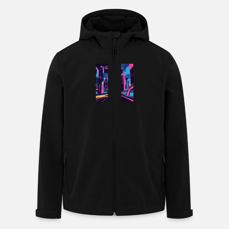 Universum - Recycelte Männer Softshell-Jacke Discoverer von Stanley/Stella - Schwarz