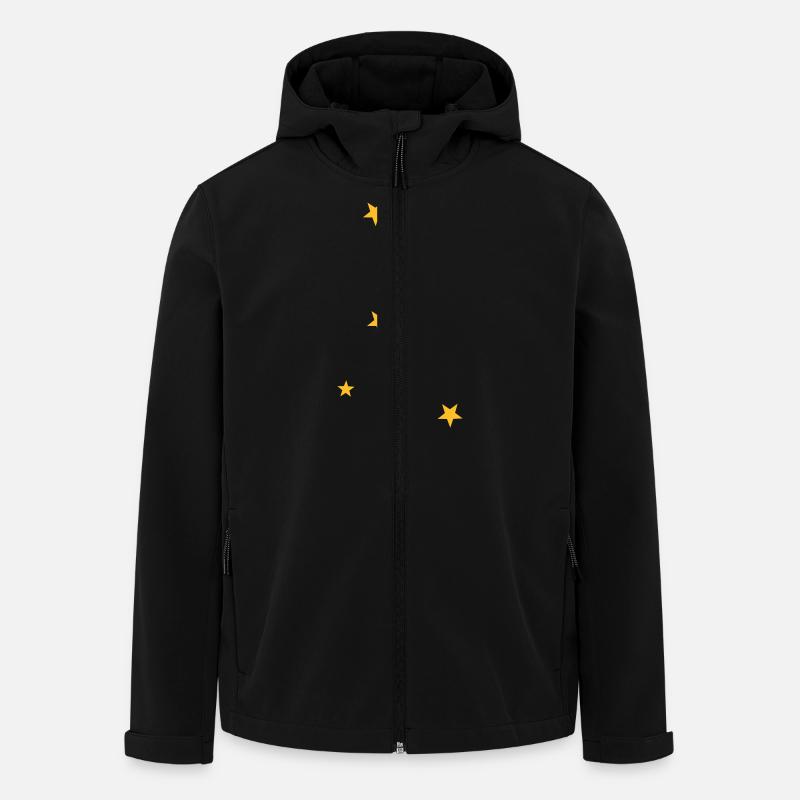 Cancer constellation - Men’s Recycled Softshell Jacket by Stanley/Stella - black