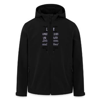 Bester Lehrer Shirt - Recycelte Männer Softshell-Jacke von Stanley/Stella - Schwarz - Vorne - AI Model Male 185 light (185cm)